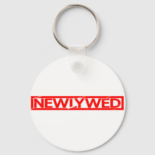 Newlywed Stamp Keychain