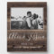 Newlywed Wedding Rustic Photo Decor