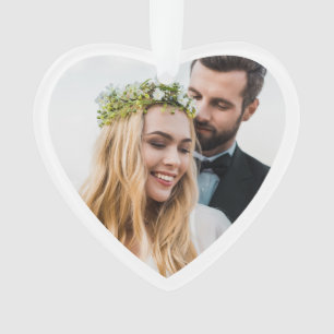 Newlyweds 1st Christmas Photo Ornament