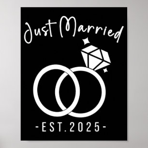 Newlyweds 2025 Bride And Groom Wedding Planners Ju Poster