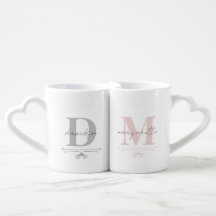 Newlyweds Modern Elegant Customized Name Couple