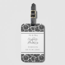 Newlyweds Mr and Mrs Grey Roses Personalized