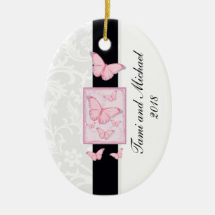 Newlyweds Photo Christmas Ornament Template