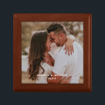 Newlyweds Photo Wooden Jewellery Keepsake Box<br><div class="desc">Customize this gift box with photo and names.  Makes a great gift idea for the newlyweds,  just married,  anniversary,  and more.</div>