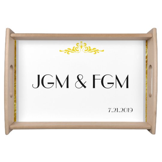 Newlywed's Souvenir Serving Tray