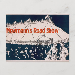 NewMann, 'Road Show' Retro Theatre Postcard