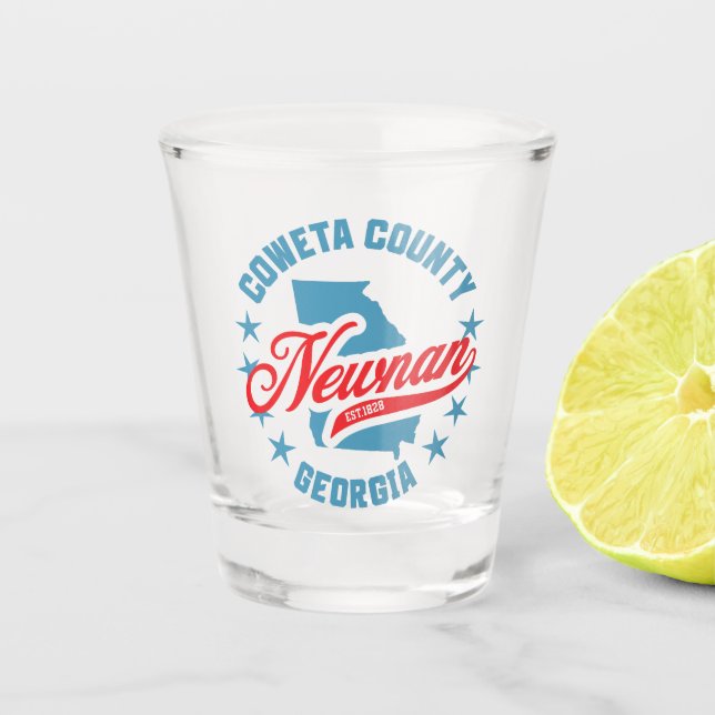 Newnan, Georgia Shot Glass (Front)