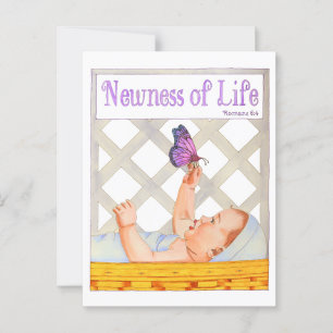 Newness of Life Inspirational Postcard