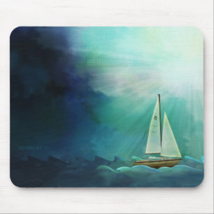 Newport 33 Sailboat Mouse Pad