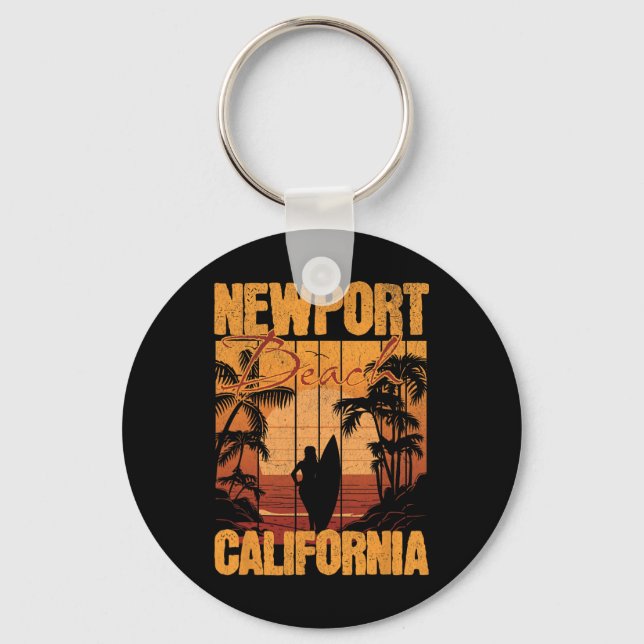 Newport Beach _8  Keychain (Front)