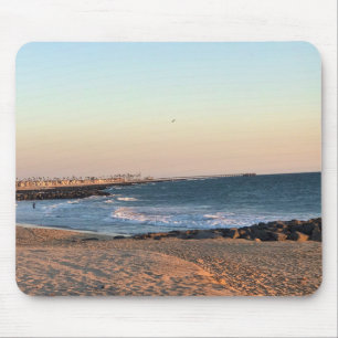 Newport Beach at Sunset, California Mouse Pad
