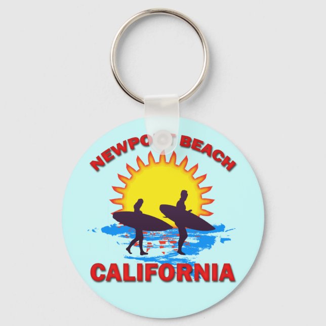 NEWPORT BEACH CALIFORNIA KEYCHAIN (Front)
