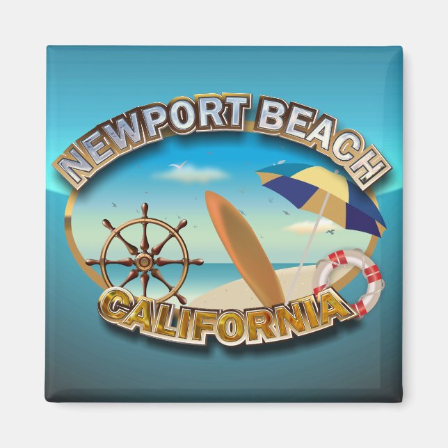 Newport Beach, California Magnet (Front)