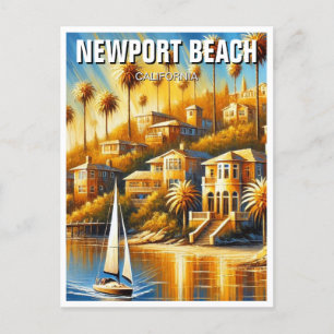 Newport Beach California Postcard
