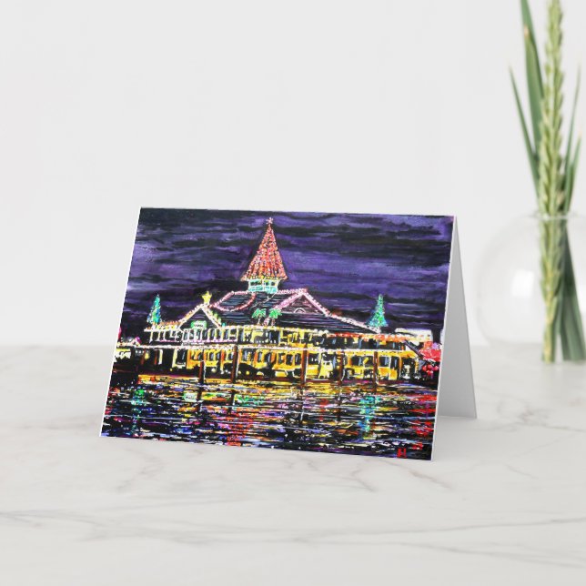 Newport Beach Christmas Holiday Card (Front)