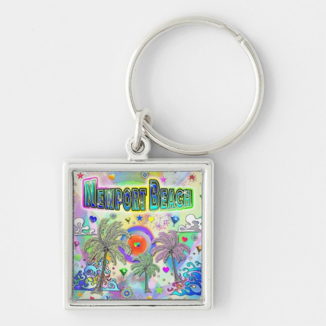 Newport Beach Deep Dream Keychain (Front)