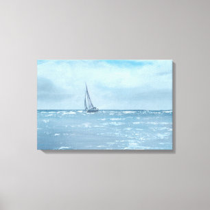 Newport Beach Sailing Canvas Print