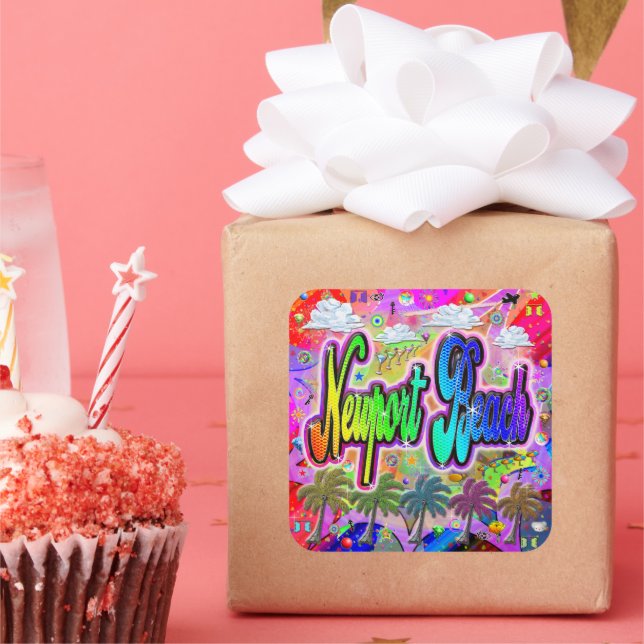 Newport Beach Vista Express Sticker (Party)