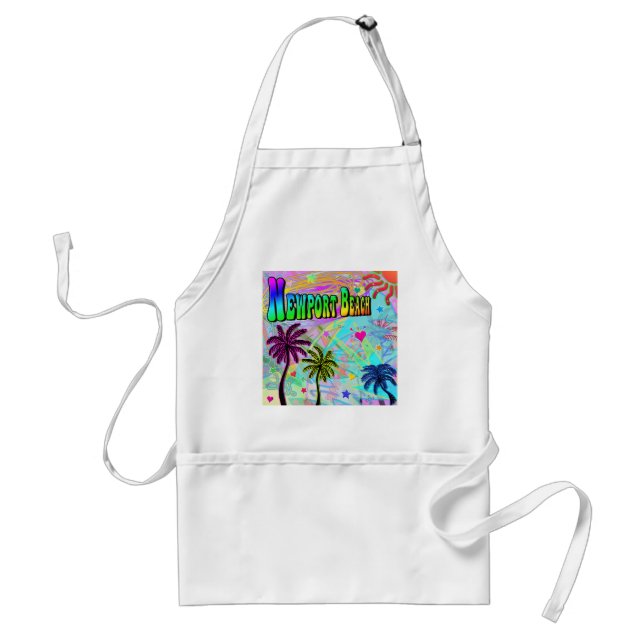Newport Beach Vivid Romance Apron (Front)