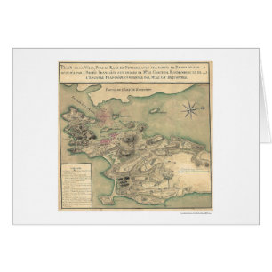 Newport, carte révolutionnaire 1780 de RI
