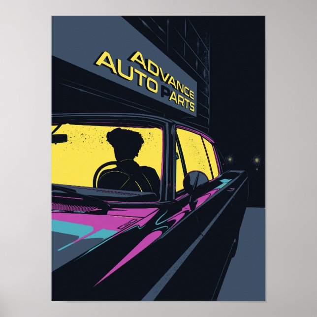 Newport classic car – Dad's car Poster (Front)