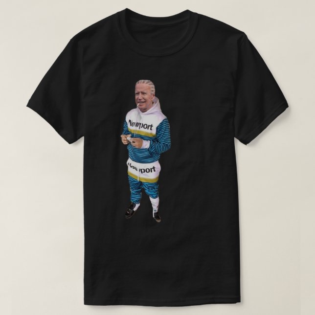 Newport Joe Biden Sticker T-Shirt (Design Front)