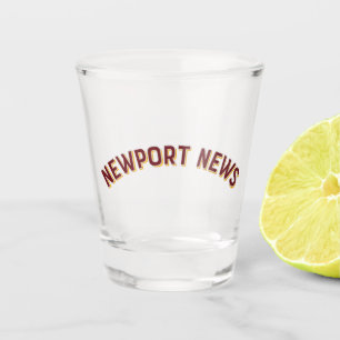 Newport News, Virginia Vintage Arch Shot Glass