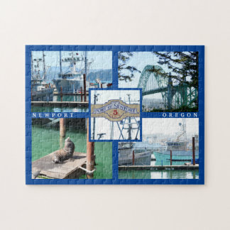 Newport Oregon Custom Photo  Jigsaw Puzzle