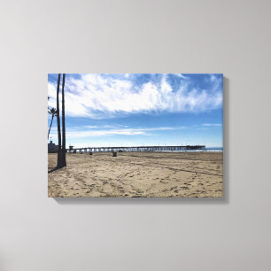 Newport Pier, Newport Beach, California Canvas Print