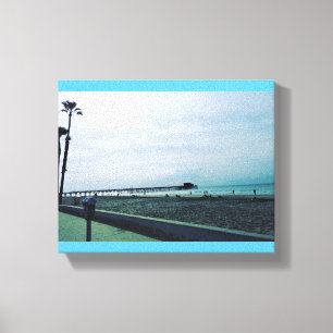 Newport Pier, Newport Beach, California Canvas Print