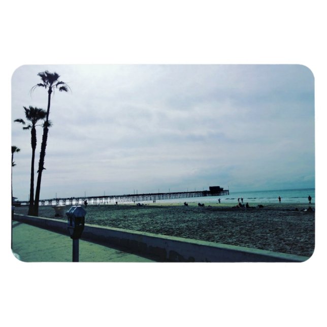 Newport Pier, Newport Beach, California Magnet (Horizontal)