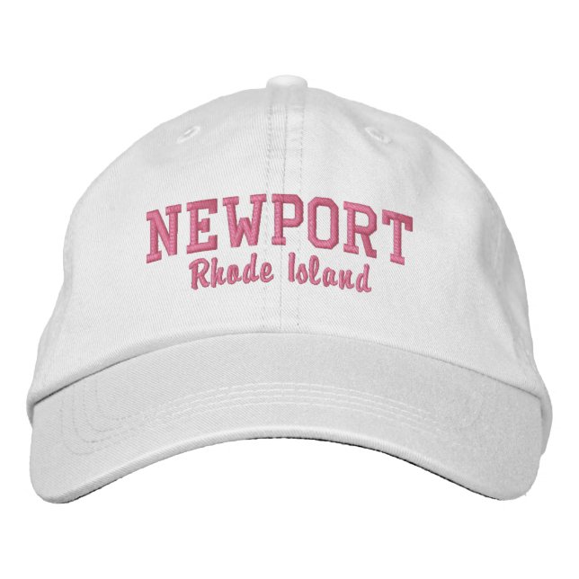 Newport, Rhode Island Embroidered Hat (Front)