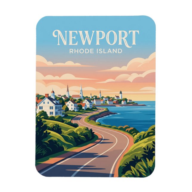 Newport Rhode Island Magnet (Vertical)