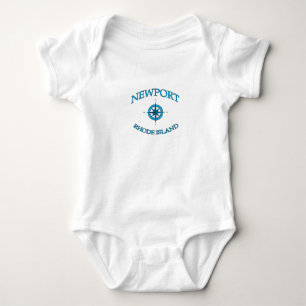 Newport Rhode Island Nautical Baby Bodysuit