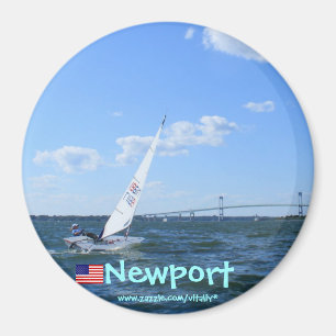 Newport Rhode Island Pell bridge to Newport magnet
