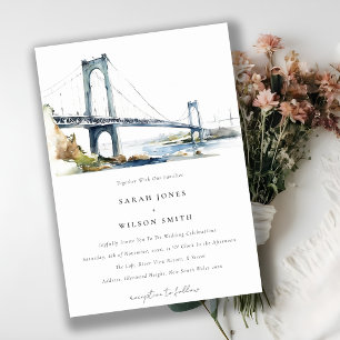 Newport Rhode Island United States Wedding Invitation