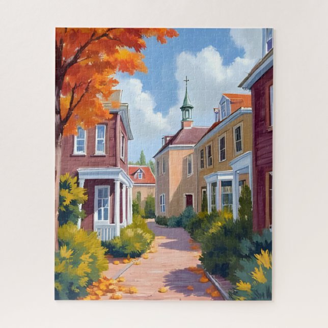 Newport Rhode Island Watercolor Jigsaw Puzzle (Vertical)
