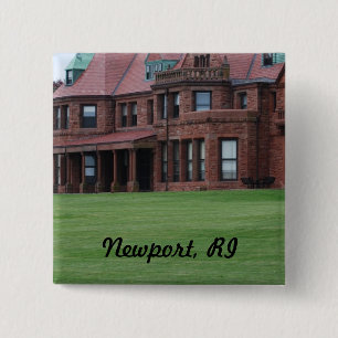 Newport, RI 2 Inch Square Button