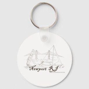 Newport RI Keychain