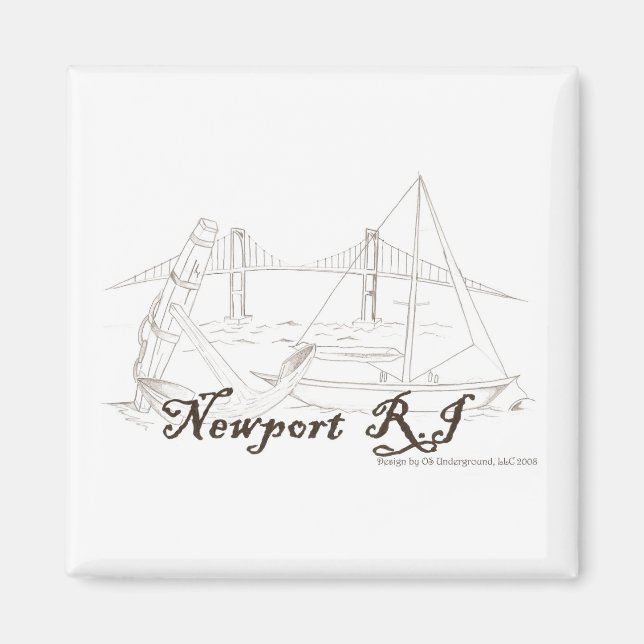 Newport RI Magnet (Front)
