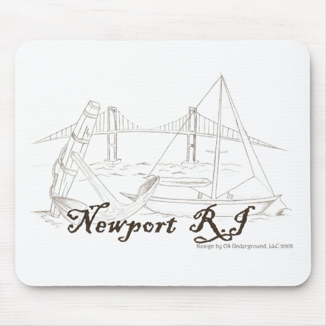 Newport RI Mouse Pad (Front)