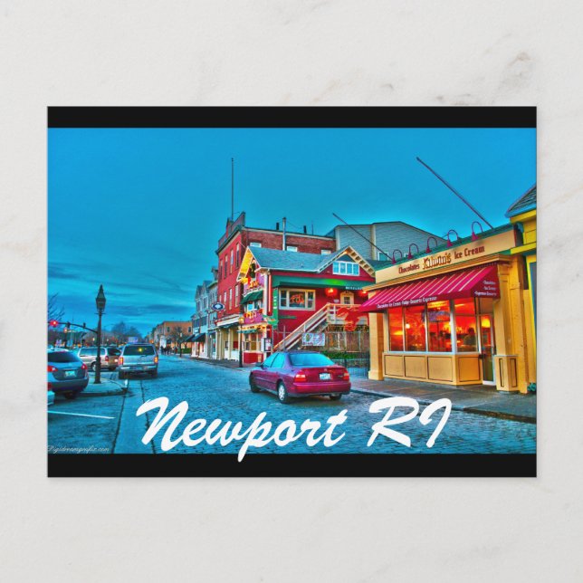 Newport RI Postcard (Front)