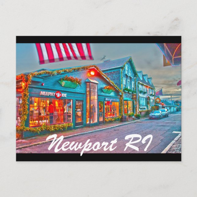Newport RI Postcard (Front)