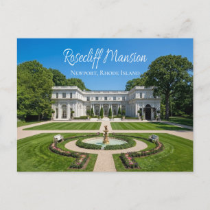 Newport RI Rosecliff Mansion Rhode Island Postcard