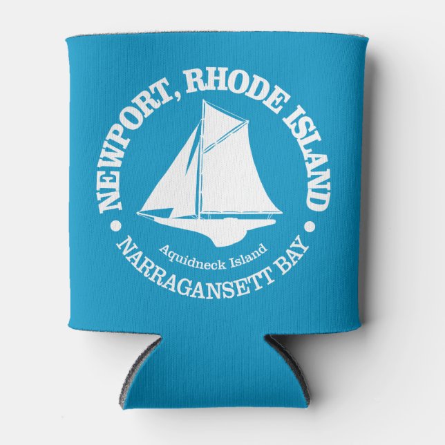 Newport RI (sloop) Can Cooler (Front)