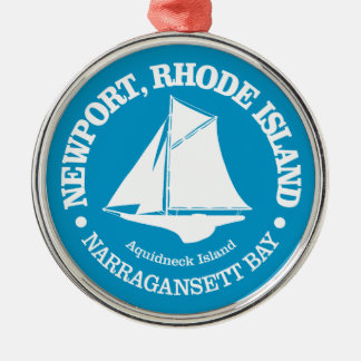 Newport RI (sloop) Metal Ornament