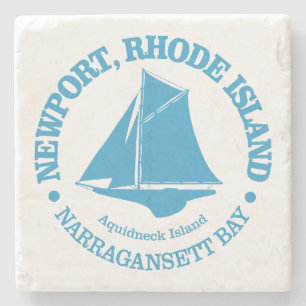 Newport RI (sloop) Stone Coaster
