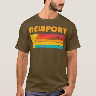 Newport Vermont Vintage Distressed Souvenir T-Shirt