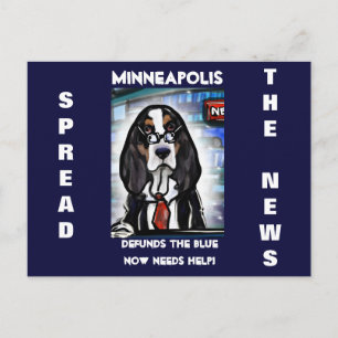 NEWS HOUND POSTCARD