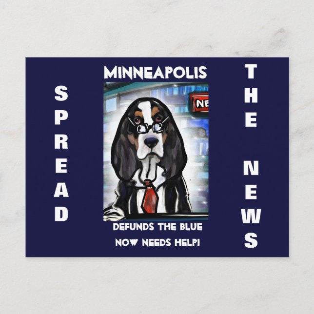 NEWS HOUND POSTCARD (Front)